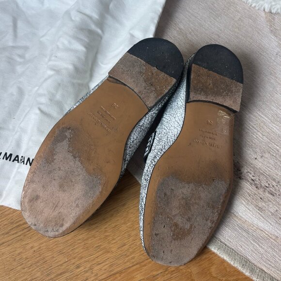 Isabel Marant Fezzy Loafers Black and White Leather (36/6) - Picture 2 of 2
